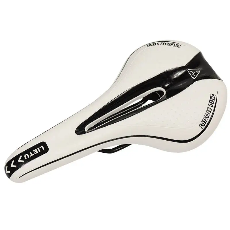 1 xNew MTB Горный Велосипед Велоспорт П. В. Кожа Skidproof Седло Подушки Сиденья Прохладный Hollow Гонки Седло