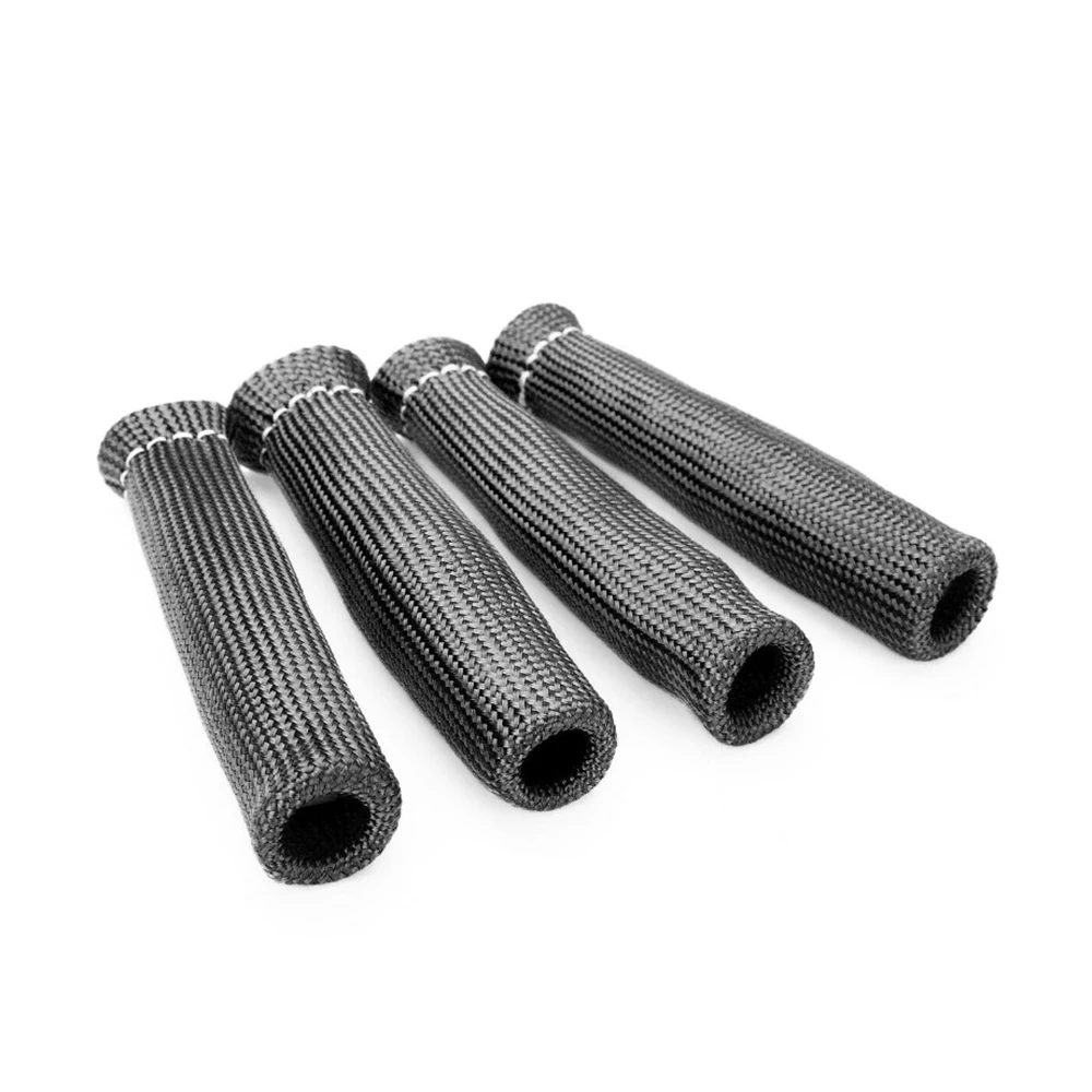 8 Pcs Protector Sleeve Heat Shield Cover Car Spark Plug Wire Boot Black for GM Chevy GMC OLDS | Автомобили и мотоциклы