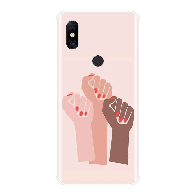 Чехол для телефона Xiaomi Mi Mix 1 2S 3 силиконовый чехол с феминистской девушкой Power
