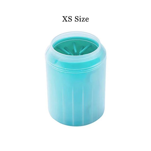 Green XS Новое приспособление для очистки лап-чашек для собак Силиконовое ведро для мытья лап для домашних животных щетка для очистки лап щетка для мытья лап для собак инструмент для мытья ног XS s m - Цвет: Green XS