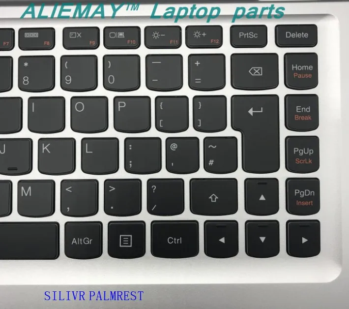 Белый Части ноутбука для LENOVO YOGA 2 13 Yoga2-13 Упор для рук с подсветкой английская клавиатура серебро 90205142 черный 90205173 - Цвет: Белый
