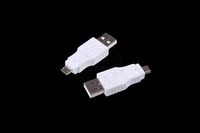 2pc new hot black micro usb male to usb a female adapter connector
