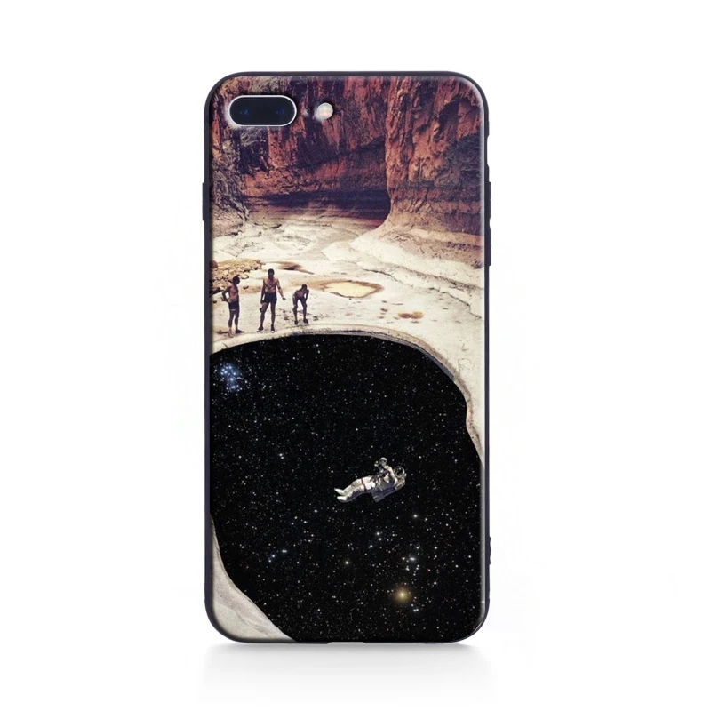 Для iphone 7 Чехол Trippy Art эстетический Coque Мягкий силиконовый чехол для телефона для Apple iphone 5 5S SE 6 6S Plus 7 8Plus X Чехол
