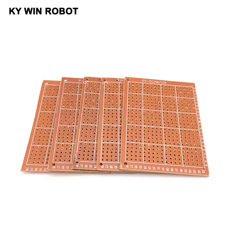 10 шт. 5*7 см PCB 5x7 5 7 DIY Прототип бумаги универсальная плата желтая | Обустройство