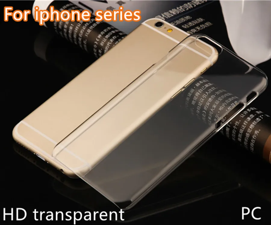 Ultra-thin crystal clear Transparent hard back Case Cover For iphone 7 plus 6 6s 5s SE 5c PC Protective shell Coque Fundas | Мобильные