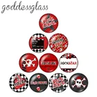 10 шт., Круглые Стеклянные Кабошоны, 12182025 мм, ZB0528