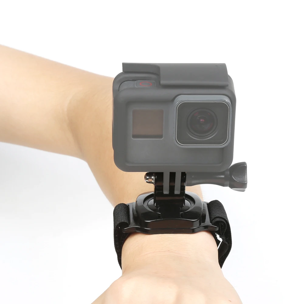 JMFOTO крепление на запястье с поворотом 360 градусов для Gopro Hero 5 6 3 4 Session Xiaomi Yi 4K SJCAM SJ6