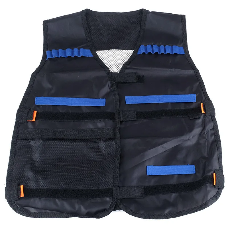 vest black Тактический игрушечный пистолет пули хранения целевой мешок для Nerf Чехол держатель Органайзер сумка Совместимость для Nerf аксессуары - Цвет: vest black