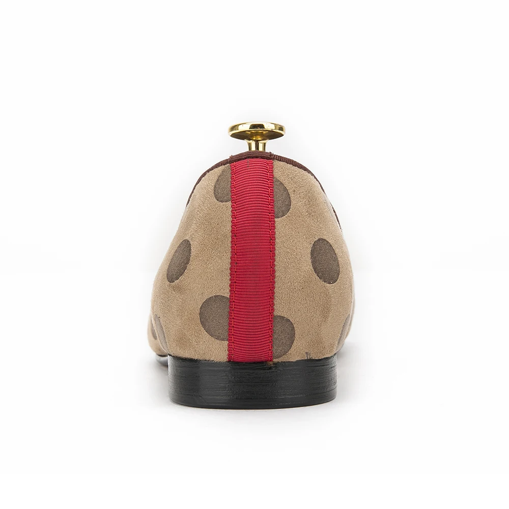 Мужские бархатные туфли ручной работы дизайнерские роскошные кожаные тапочки в