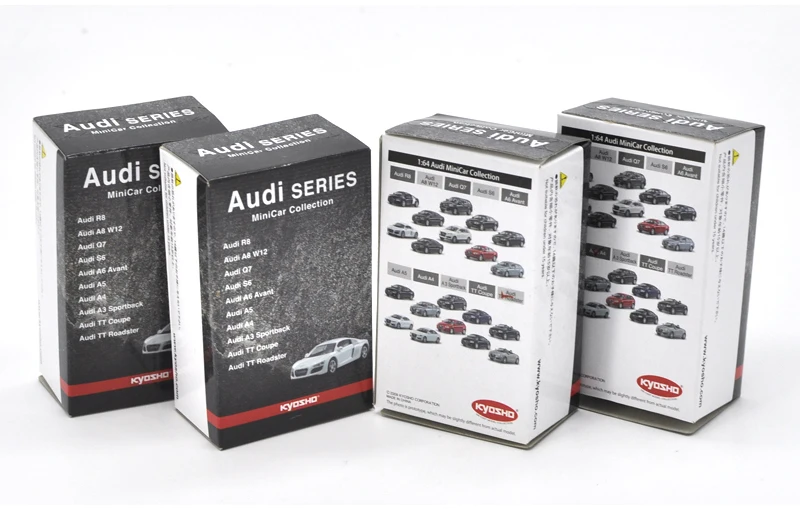 1: 64 литая под давлением модель для Audi A4 серый Седан сплав игрушечный автомобиль миниатюрные подарки S4