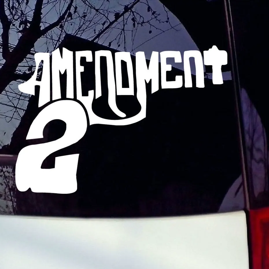 Наклейки на окно гитары AMENOMENT 2 дюйма длина 15 см|Наклейки автомобиль| |