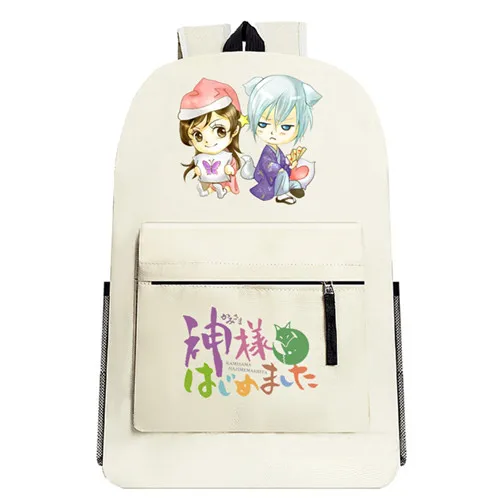 3 Kamisama Love Kiss Женский Рюкзак Kawaii Mochila Feminina холщовые школьные сумки Kawaii дорожная сумка милый рюкзак - Цвет: 3
