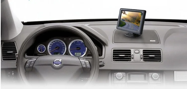 4 3 &quotTFT LCD автомобильный монитор заднего вида цветная Автомобильная цифровая