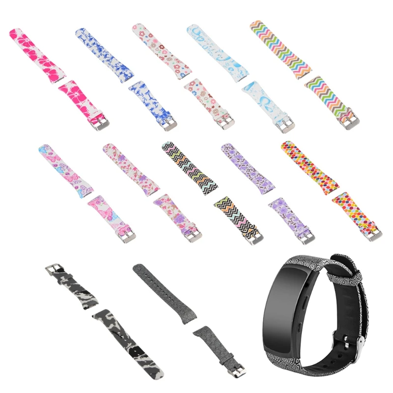 Умный ремешок на запястье модный спортивный силиконовый для часов Samsung Gear Fit 2