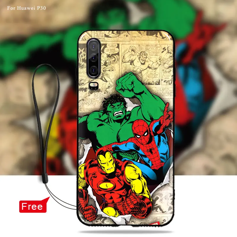 For Huawei P30 pro Case P30lite cover Silicon Soft TPU Lovely Cartoon fashion Back Cover for lite p30pro case shell |