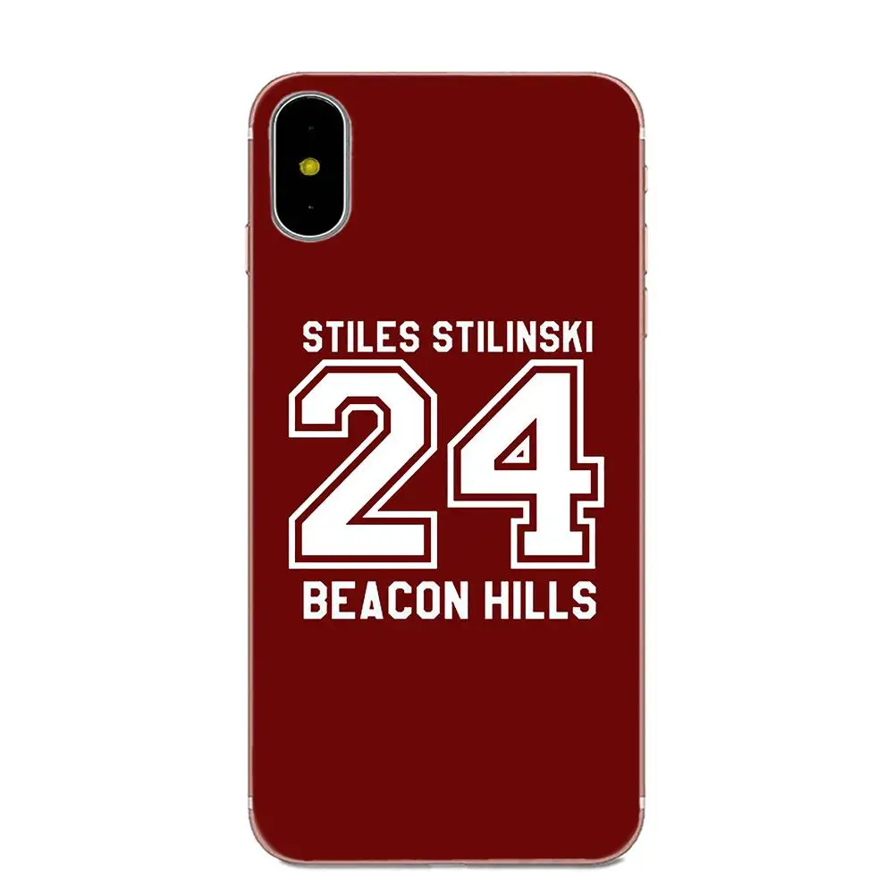 Новый черный чехол для телефона Teen Wolf 24 14 11 Number Samsung Galaxy Note 5 8 9 S3 S4 S5 S6 S7 S8 S9 S10 mini Edge