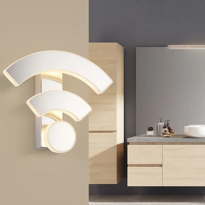 

11W LED Wall Lamp Bedroom Beside Wall Light Modern Home Indoor Decoration Lighting Corridor Acryl Wall Sconce AC90-260V