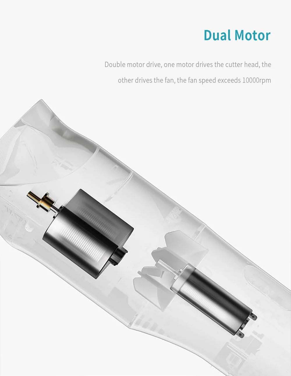 Xiaomi SMATE Детский Электрический триммер для волос USB Водонепроницаемый триммер для стрижки перезаряжаемый ультра-тихий автоматический триммер для волос для детей