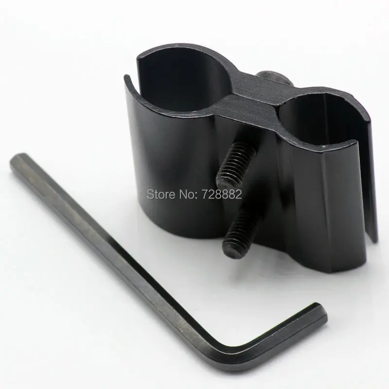 Высокое качество двойной бочонок кольцо держатель для фонарика фонарь Лазерный