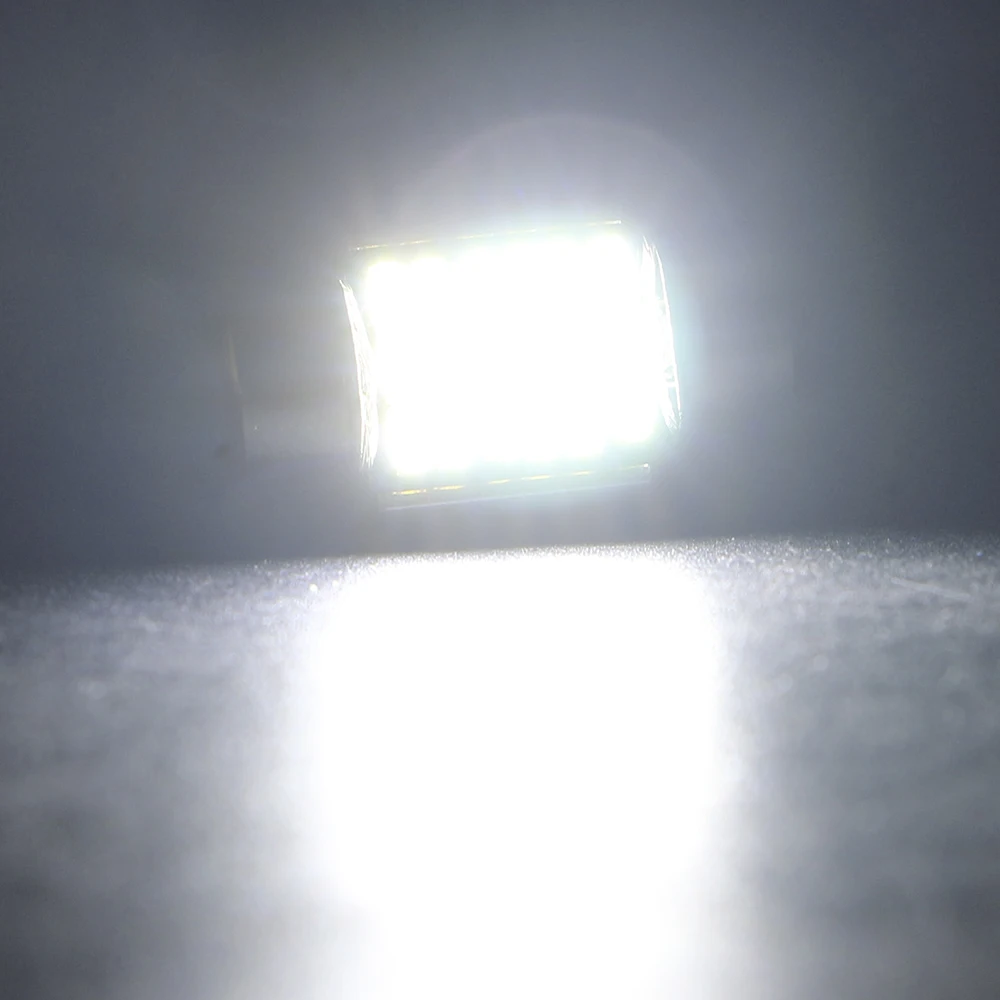 4X 10X 50X 200X 36 мм Festoon C5W Canbus 3014 24 SMD светодиодный светильник потолочный купольный