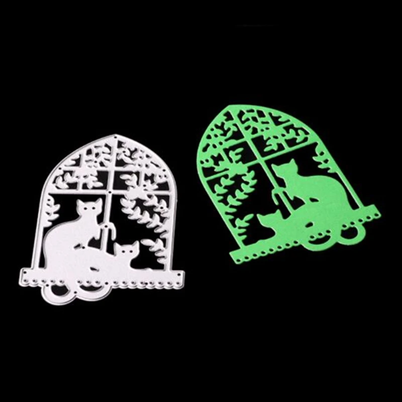 

SCD716 Cats Metal Cutting Dies For Scrapbooking Stencils DIY Album Cards Decoration Embossing Folder Die Cuts Molds Tools New