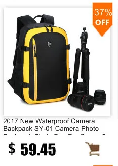 Shockproof Video Backpack Water-resistant Padded Photography Bag Travel Photo Backpacks with Rain Cover