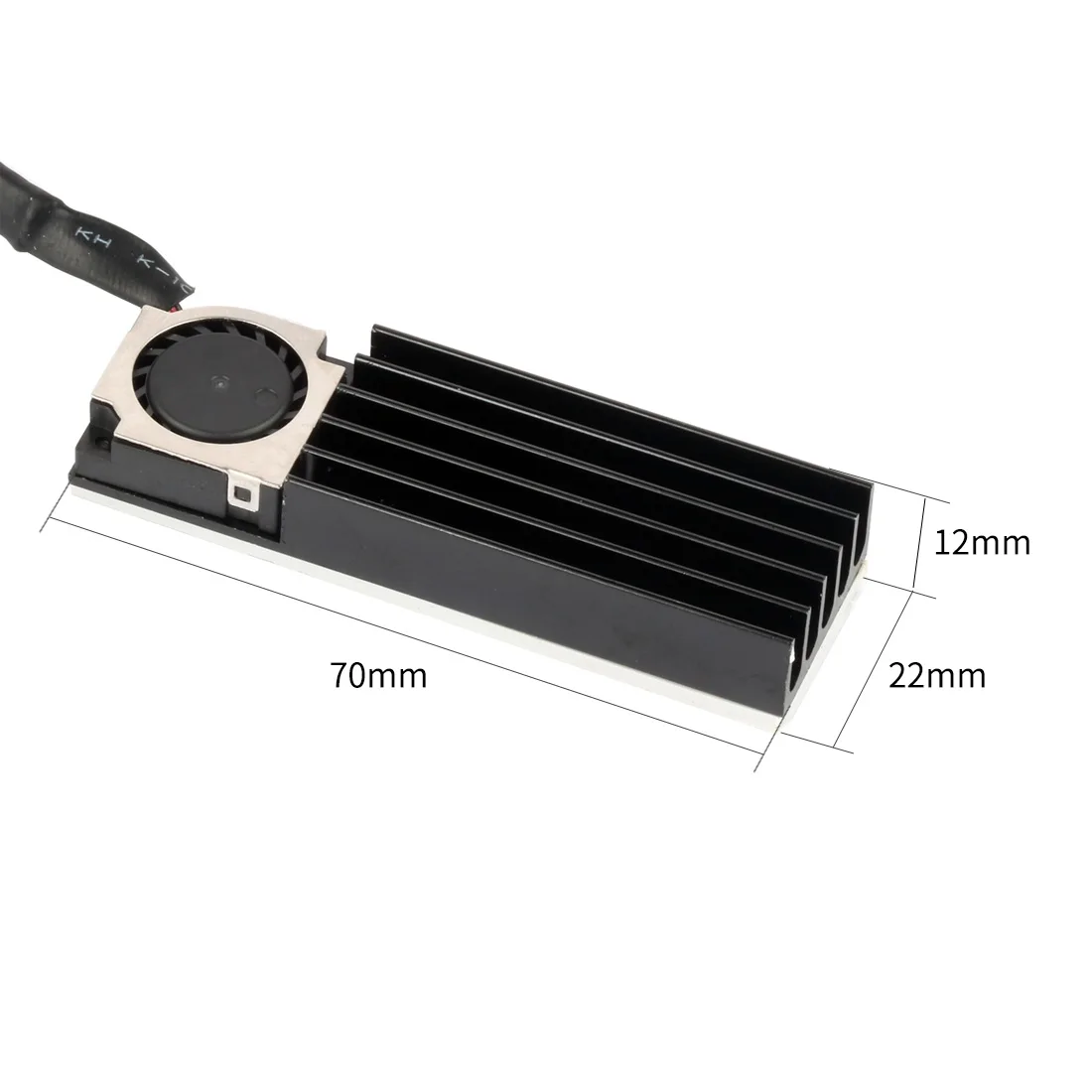 PCIE SSD M.2 2280 радиатор 3 в 1 для SM951 960 961 быстрого охлаждения кулер вентилятор Радиатор ребра тепловой колодки 3 pin шнур питания