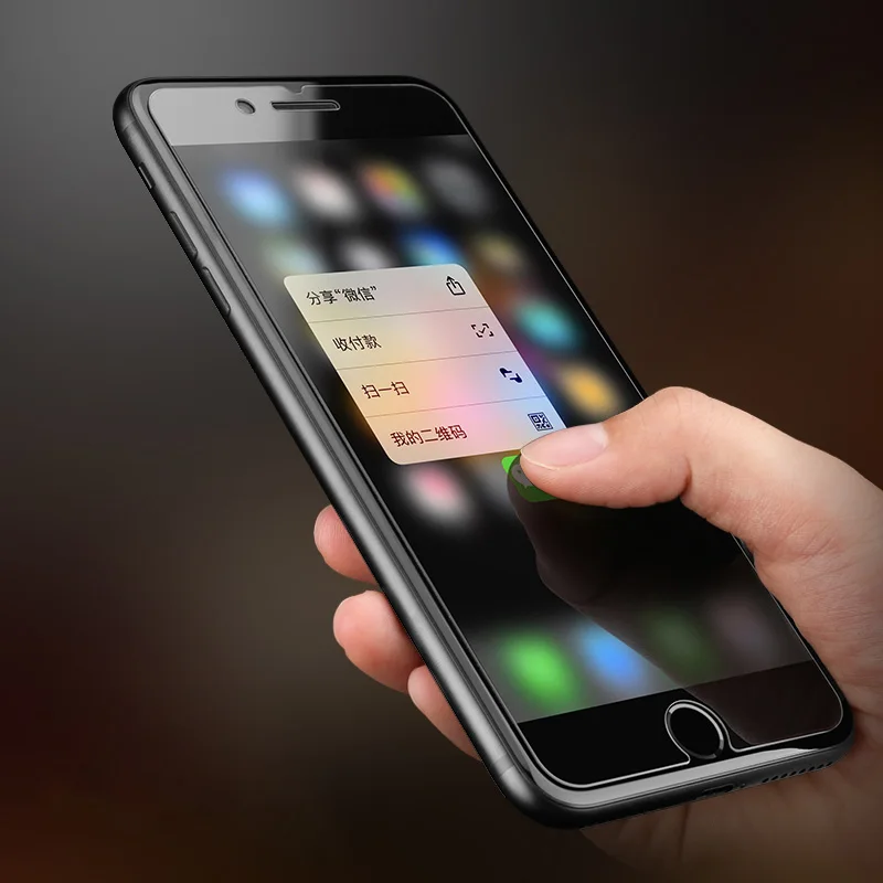 Защитная пленка для экрана для iPhone 8, iPhone 7 Plus, закаленное стекло, полное покрытие, HD, ультратонкое, mofi, фронтальная, 2.5D, apple, iPhone 7, 8 plus, стекло