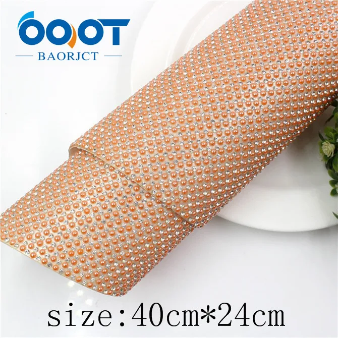 I-19516-1204 OOOT BAORJCT I-19516-1202, размер 40 см* 24 см, 1 шт., сплошной цвет, горячее сверление, блестки, DIY головной убор, украшение для свадебной вечеринки - Цвет: I-19516-1204