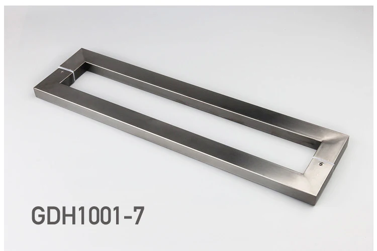 GDH1001-7 Изготовленная на заказ стеклянная дверная квадратная ручка светло-розовое золото деревянная ручка шкафа из нержавеющей стали большая ручка 600 мм - Цвет: GDH1001-7
