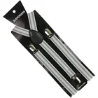 Новинка 2019, регулируемые мужские Y-образные подтяжки унисекс в черную, белую, синюю полоску шириной 2,5 см Wo Men