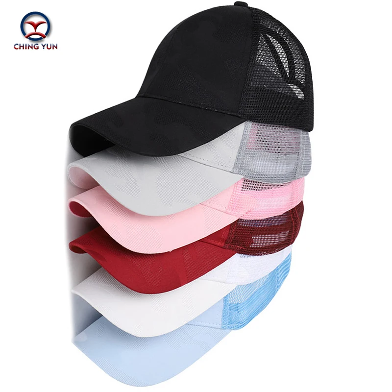 CHING YUN Brand Baseball Cap Women High Quality Ms Ponytail Hairstyle Women's sunhat Pattern Hat Unisex Leisure Street Sun Hat