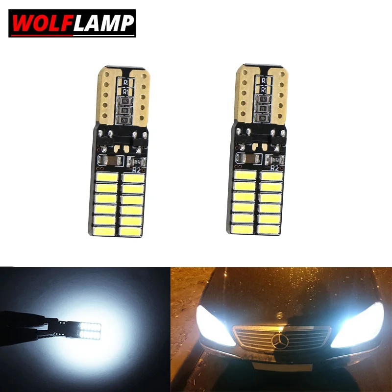 Wolflamp 2x194 T10 W5W Canbus автомобильный СВЕТОДИОДНЫЙ парковочный фонарь для Mercedes Benz w124 w164