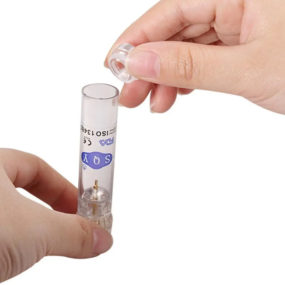 Золотые микро иглы автоматические наконечники ролик с гелевой трубкой 7 мл кожа