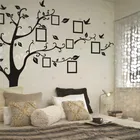 50*70 см черные 3D фото дерево ПВХ настенные наклейкиклейкие Семейные настенные наклейки роспись искусство домашний декор обои