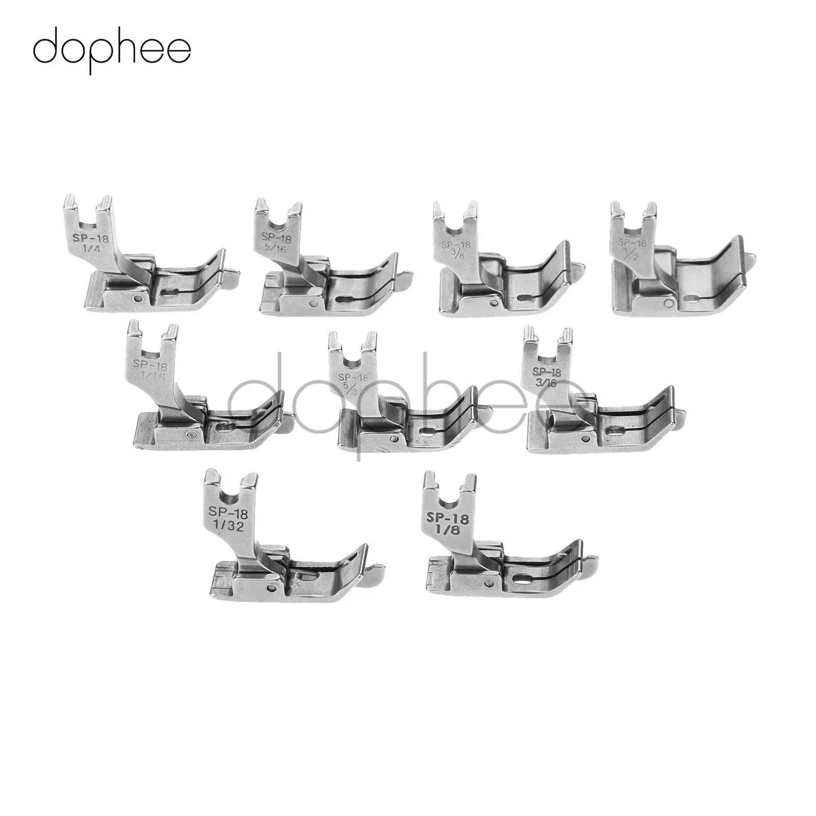 Dophee 1 шт. практичная прижимная лапка SP18 плоская односторонняя стальная на молнии