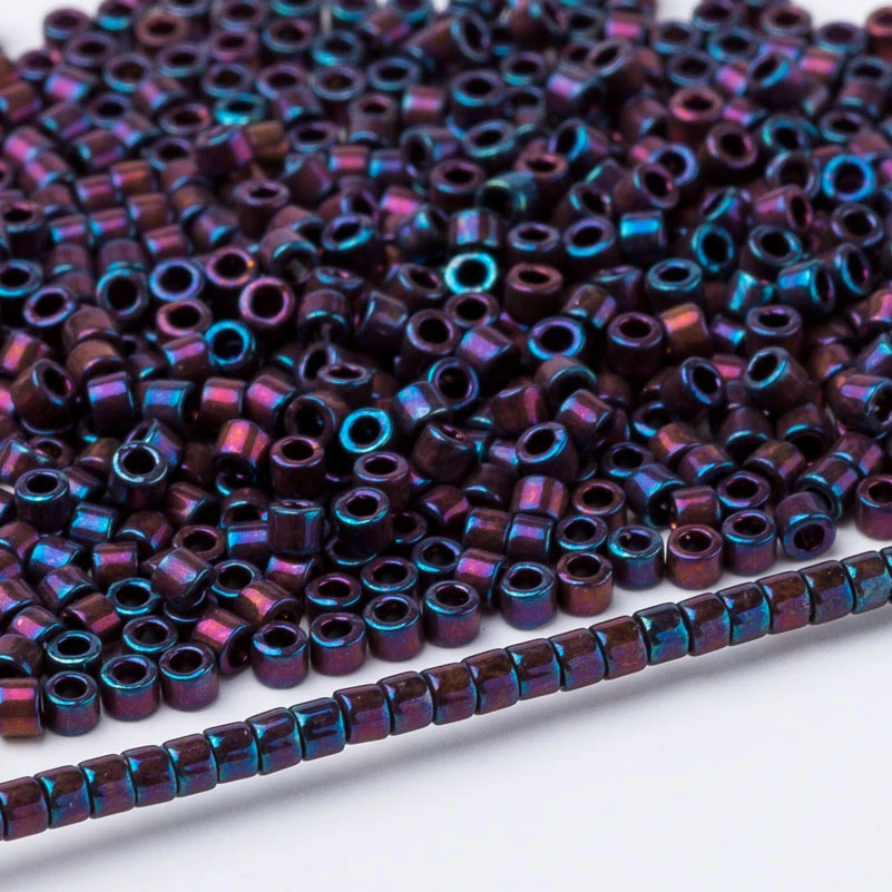 DB1004 Taidian Beadwork металлические бусины Miyuki Delica 11/0 для бисера браслет 1,6x1,3 мм японский бисер поставщик 10 г/лот около 2000 штук - Цвет: DB1004