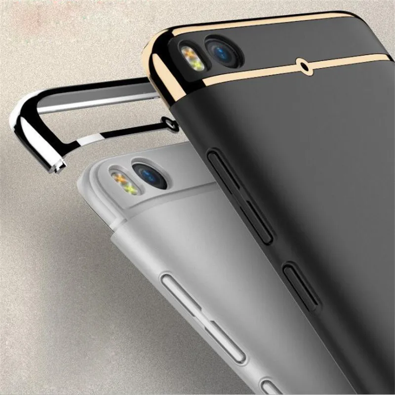 Full Protection Mi 5s Case 3in1 Electroplate Cover For Xiaomi 5S Prime 5 Hard Plastic Phone Housing |