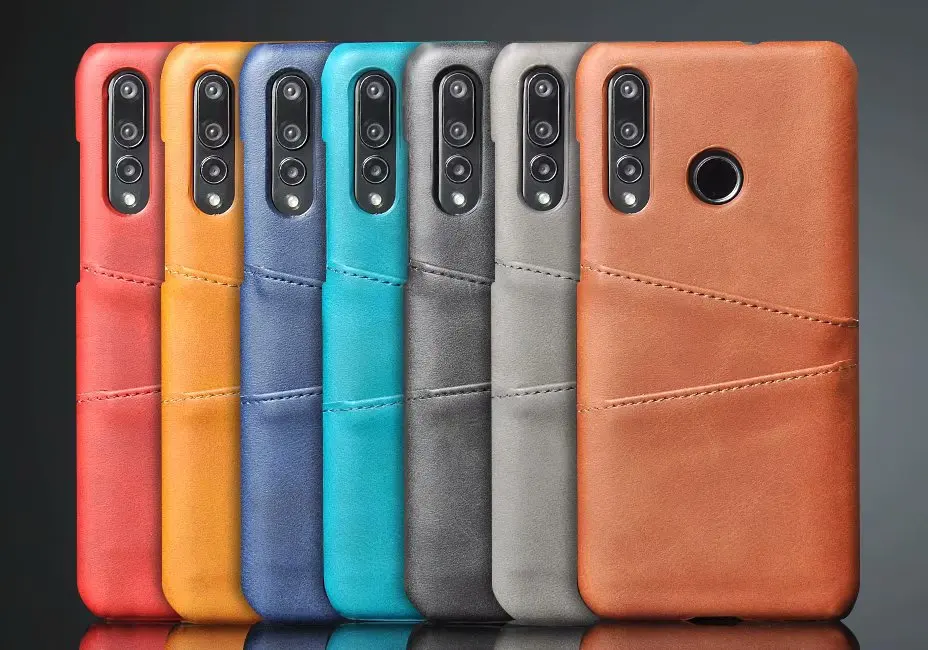 Чехол-накладка из искусственной кожи с отделением для карт Huawei Nova 4 | Мобильные