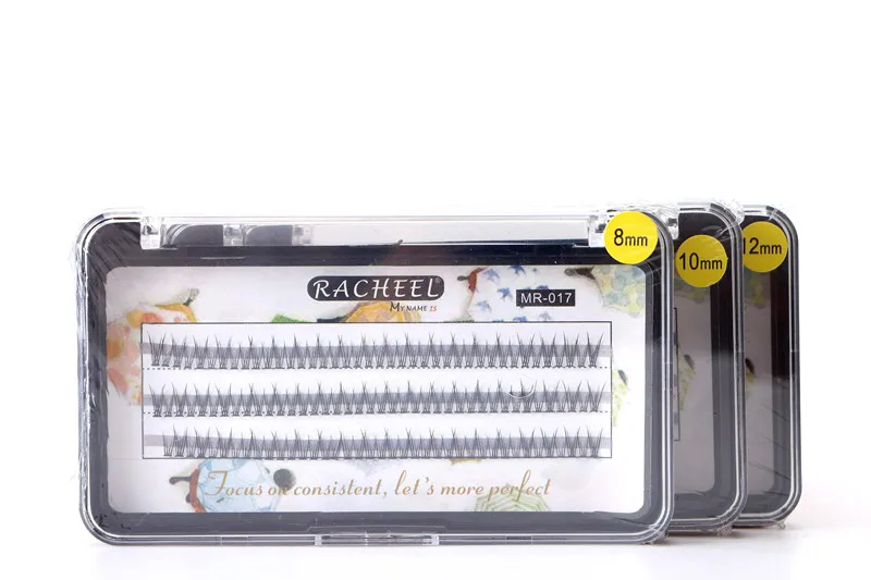 

Lucky Flower Racheel Hot Sale Brand New Natural Long Black Individual False Eyelashes Extension Makeup Tool Fake eyelash
