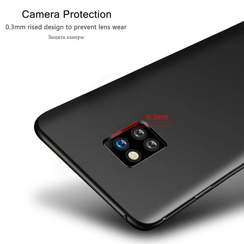 Для Huawei Mate 10 20 Pro матовый Мягкий ТПУ силиконовый ультра тонкий защитный чехол для