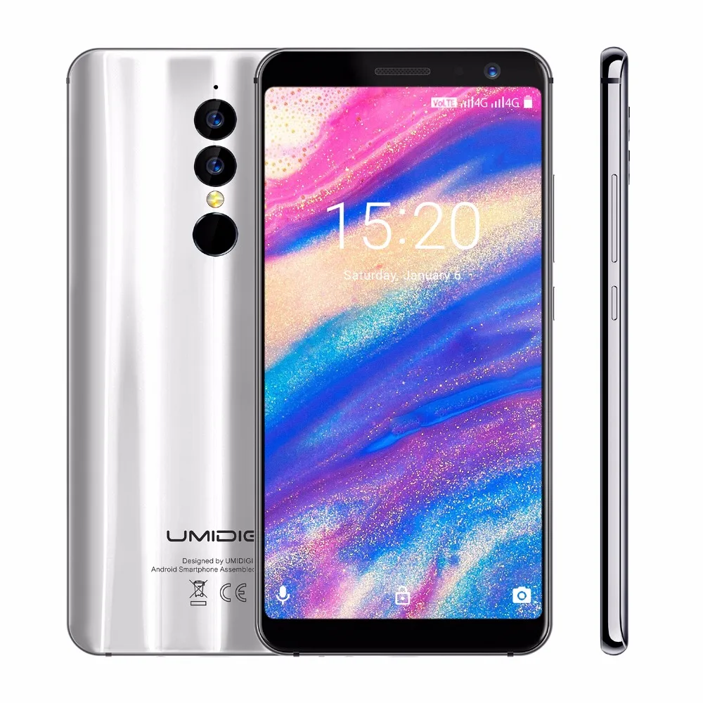 Оригинальный umidigi A1 Pro 4G LTE мобильных телефонов Andorid 8 1 3 ГБ + 16 4 ядра смартфон 18:9