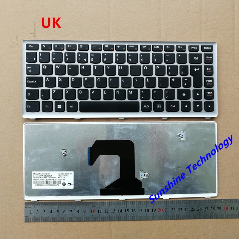 

UK/US/Canada/Belgium layout new laptop keyboard for lenovo U410 U410-ITH IFI 25208925 9Z.N7GSQ.40U