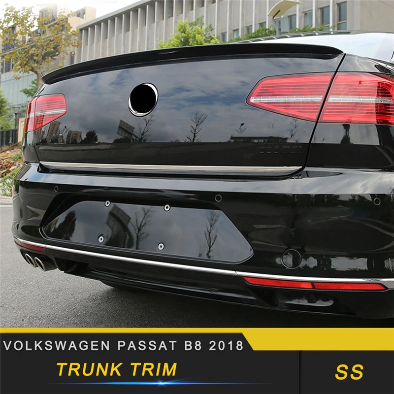 Для Volkswagen Passat B8 стайлинга автомобилей задняя дверь Декор для багажника Крышка обрезная рамка внешние аксессуары