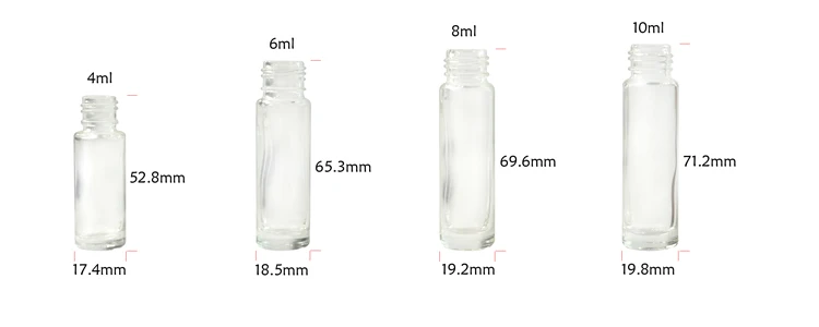 600*10ml Bottles with Glass Roller Balls |