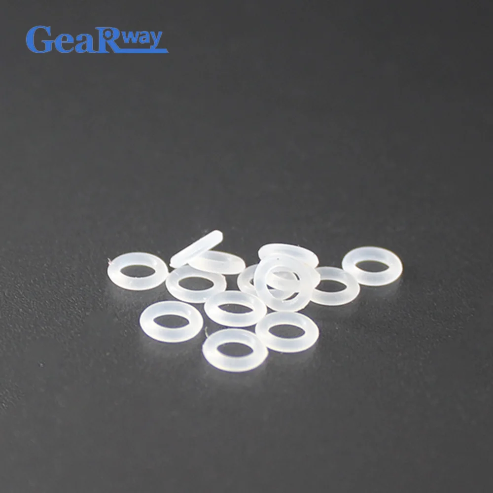 

Gearway Translucent Silicon O Ring Seal Gasket 1mm CS Food Grade O-Ring Seal 13/14/15/16/29/30mm OD VMQ Oring Sealing Gasket