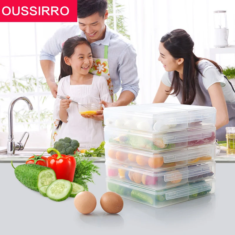 1 шт 1.5л отдельный холодильник crisper запечатанные коробки зерновые 3 сетки коробка