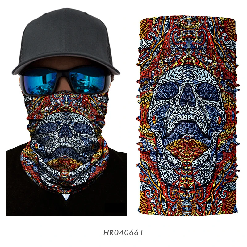 3D бесшовная Волшебная Шея Gaiter защитная маска для лица Рыбалка Велоспорт Туризм Велосипед Сноуборд бандана повязка на голову шарф для мужчин и женщин