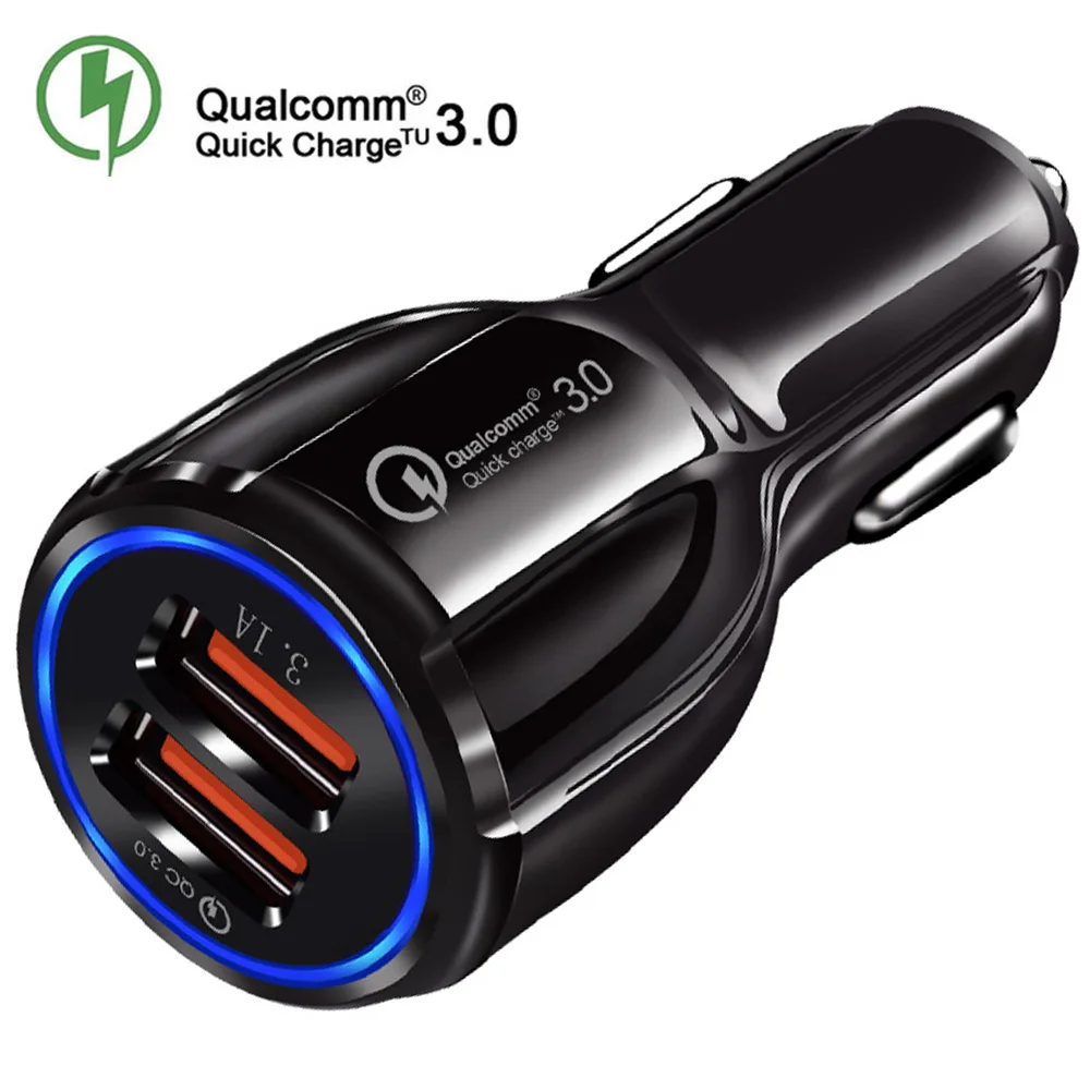 Автомобильное зарядное устройство Quick Charge 3 0 QC адаптер для быстрой зарядки с