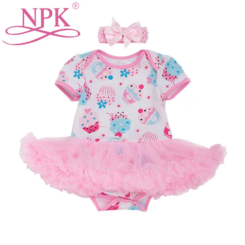 NPK/Одежда для маленьких девочек 20-23 дюймов силиконовая кукла-Реборн милая розовая